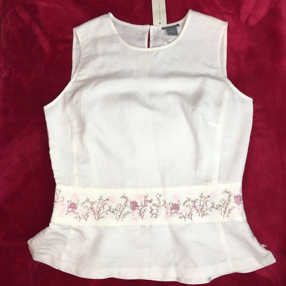 Ann Taylor Linen Blend Top